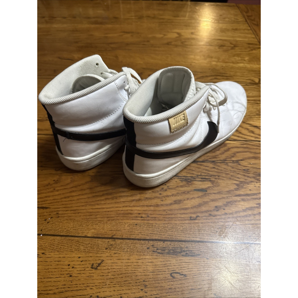 NIKE Men's Court Royale 2 Mid top #CQ9179 100 - White / Black sz 12 EUC